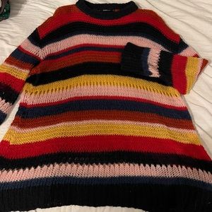Zara striped colorful sweater